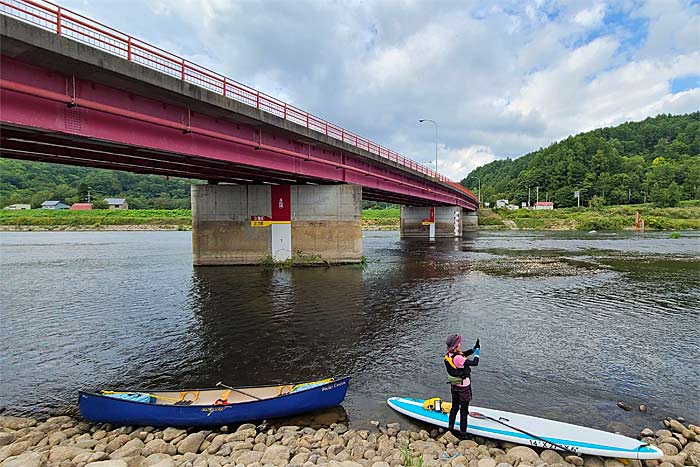 尻別川の川下り