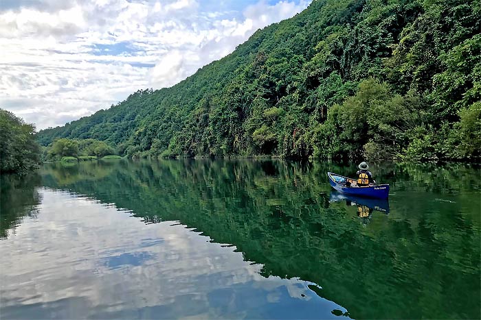 尻別川の川下り