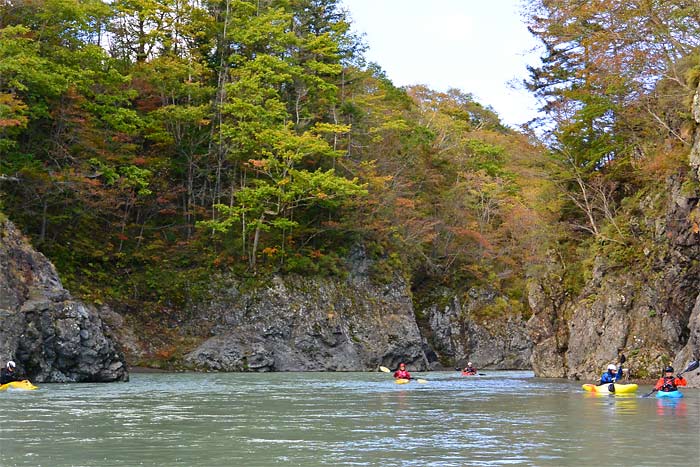 沙流川のダウンリバー