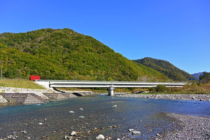 沙流川アッパーのダウンリバー