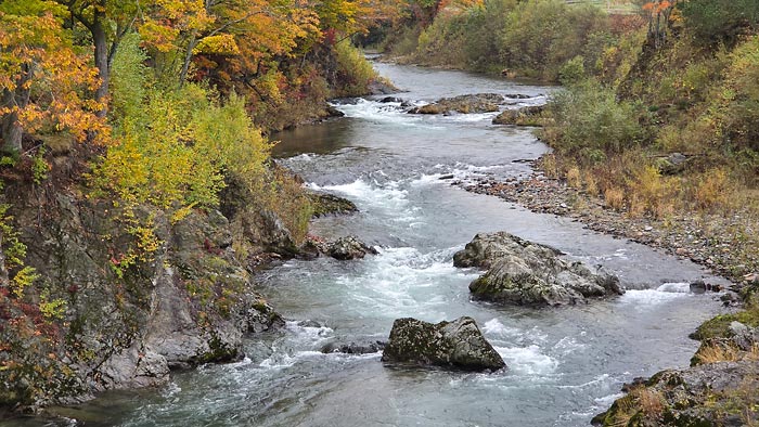 シーソラプチ川のダウンリバー