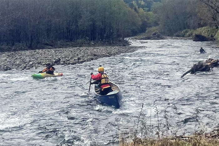 シーソラプチ川のダウンリバー