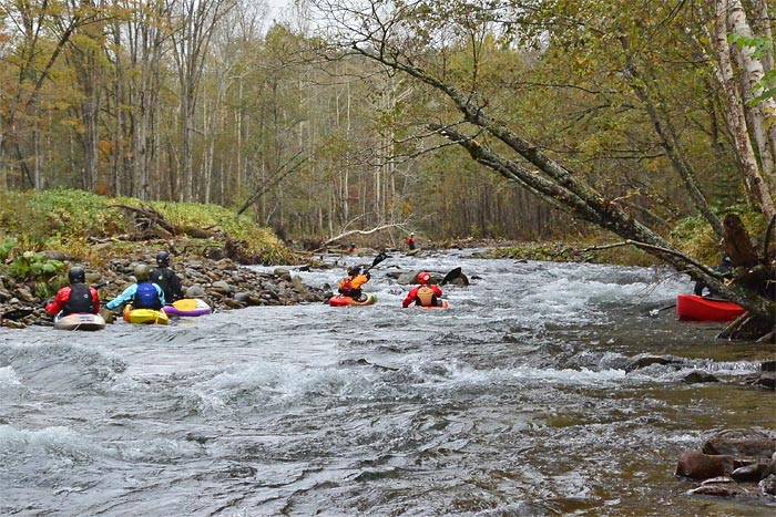 シーソラプチ川のダウンリバー