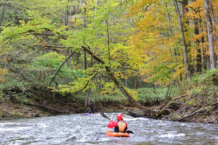 シーソラプチ川のダウンリバー