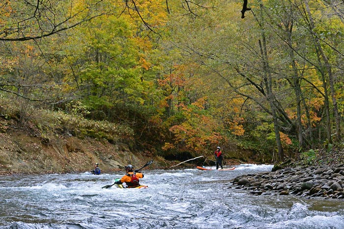 シーソラプチ川のダウンリバー