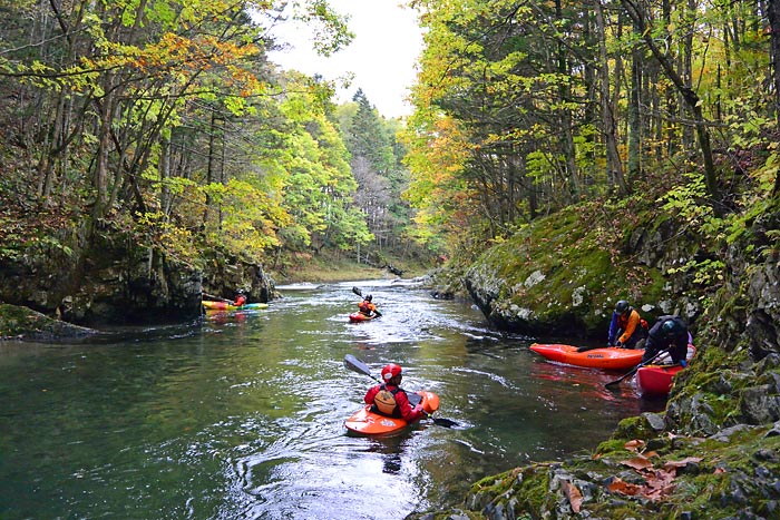 シーソラプチ川のダウンリバー