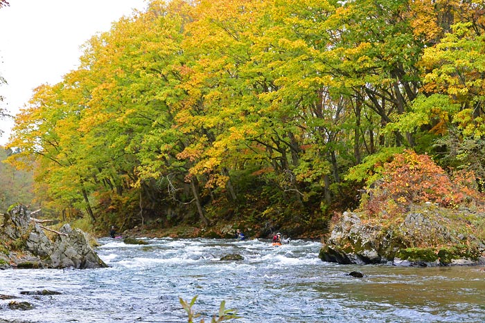 シーソラプチ川のダウンリバー