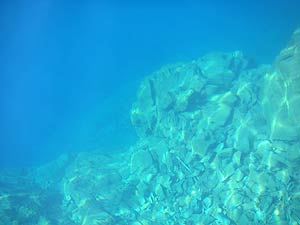 湖底の様子