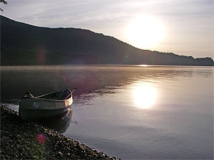 日の出の風景