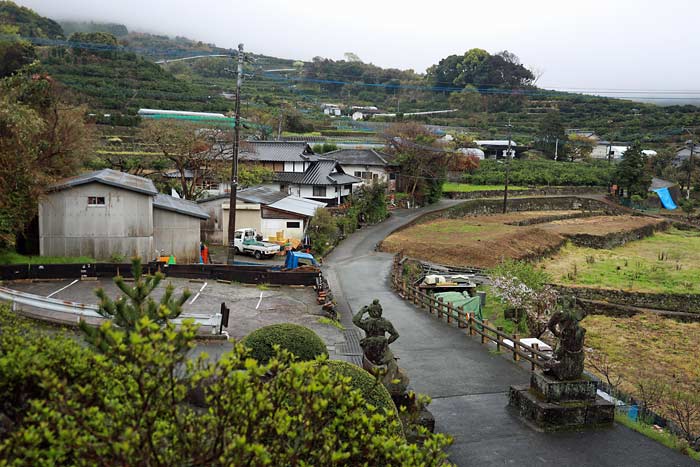 霊厳洞への道