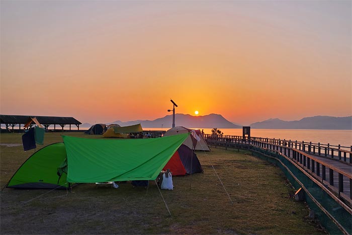 大久野島キャンプ場