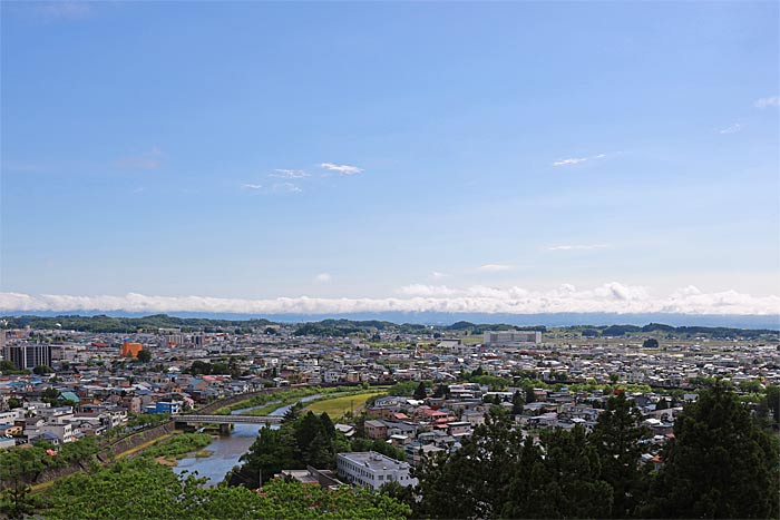 横手公園の展望台