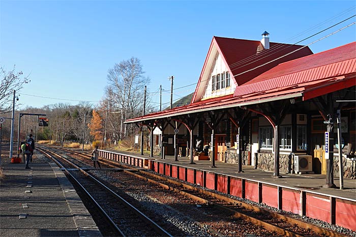 川湯温泉駅ホーム