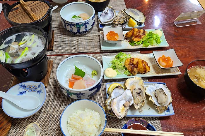 シーサイドホテル厚岸夕食