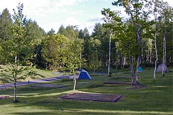 蘭越町ふるさとの丘リンリン公園キャンプ場