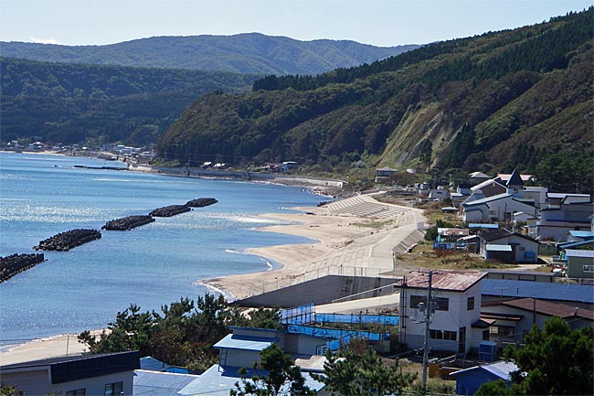 東風泊海岸海水浴適地