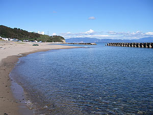 東風泊海岸海水浴適地