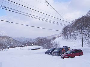 駐車場に到着