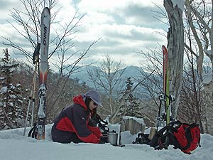 山見の丘で昼食