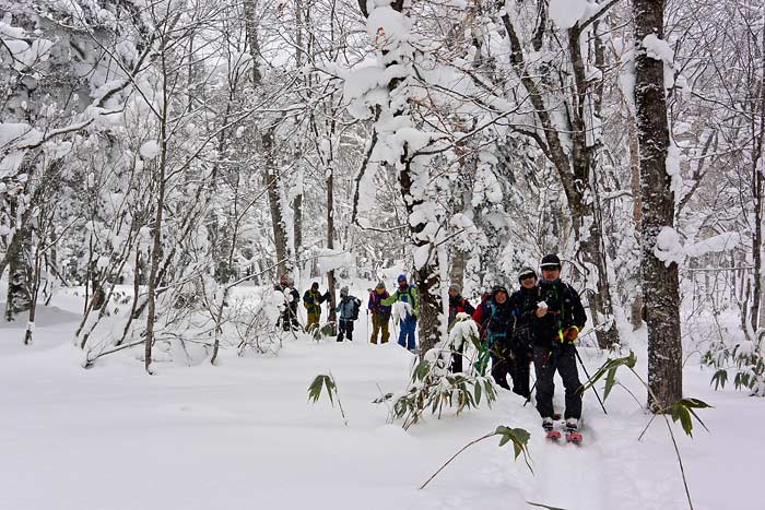 天幕山の山スキー