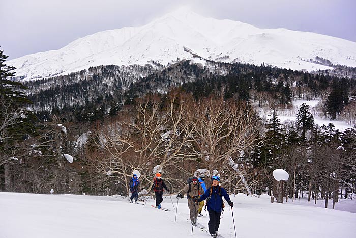 利尻山バックカントリー