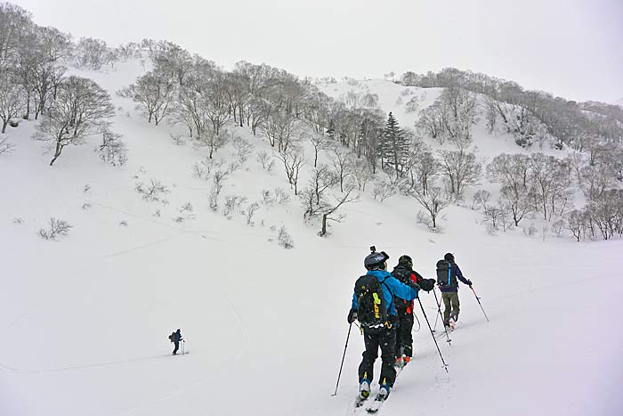 利尻山バックカントリー