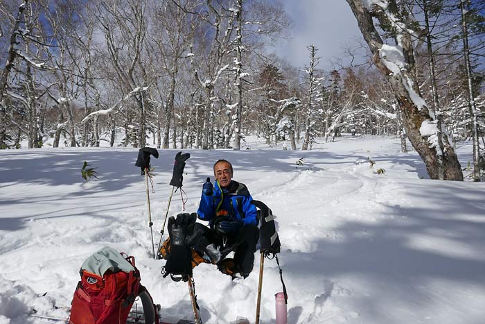 労山熊見山バックカントリー