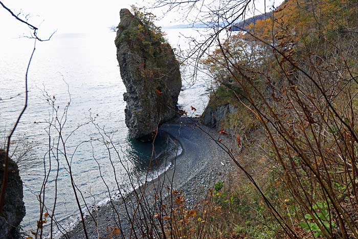 美利加浜の立岩(オアラピヌイ)