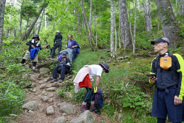 白雲山の登山